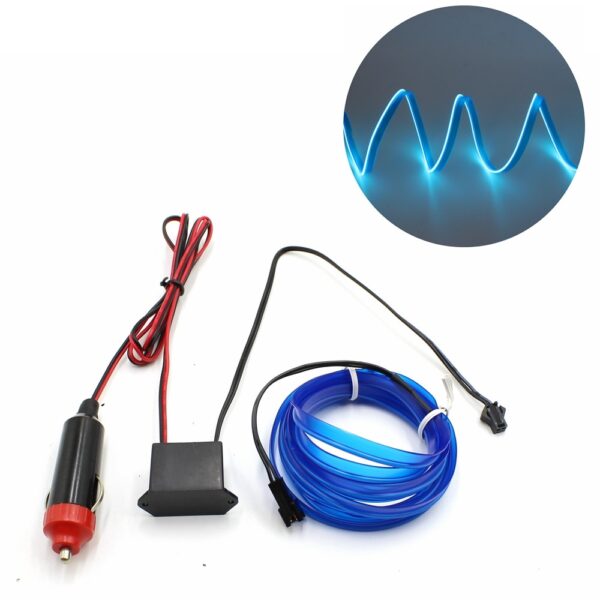 Холодний Неон &Quot;Car El Smart Wire&Quot; 5М Blue / Кант + Інвертор