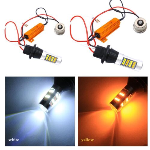 DRL & Turn Light 42SMD LED лампи в повороти з ДГЗ / P21W-1156 (BA15S) / к-кт 2шт