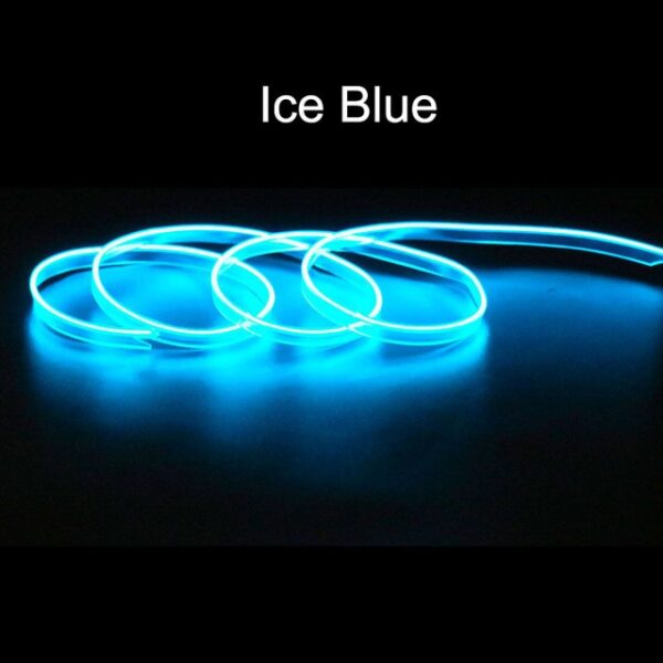 Холодний Неон &Quot;Car El Smart Wire&Quot; 3М Ice Blue / Кант + Інвертор