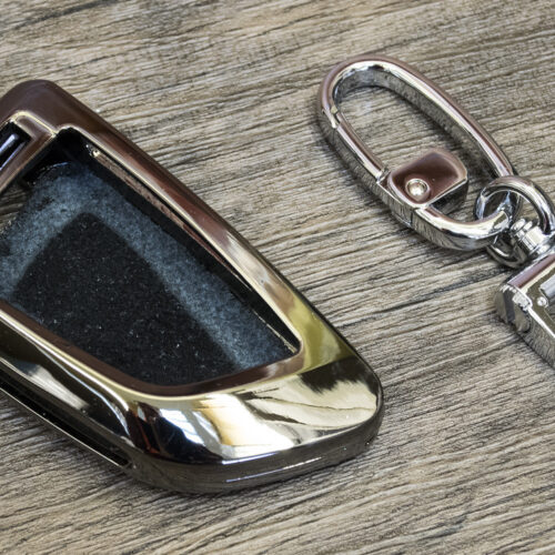 Оригінальний алюмінієвий чохол футляр для ключів BMW “STYLEBO YS0021” колір Темний Хром