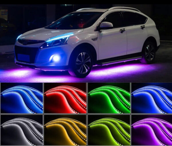 RGB Підсвітка днища APP 125x95cm з управлінням через телефон - Зображення 6