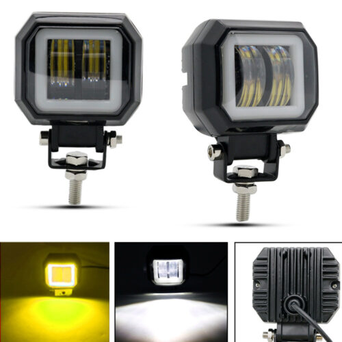 Led Фара РОМБ 20Вт Premium, Жовтий габарит, 1шт