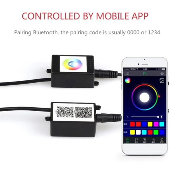 RGB Підсвітка днища APP 125x95cm з управлінням через телефон - Зображення 7