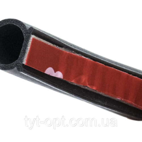 Універсальний ущільнювач для автомобільної двері D-S2 type SMALL / Waterproof slot, 1м
