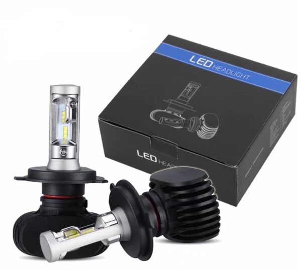 R1-H27 LED лампи головного світла / 9-32v / 4000Lm / 6000K / CanBus / 2шт - Зображення 4