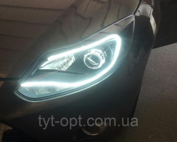 Гнучкий неон в фари "Light guide lamp" / 60см (white) к-кт 2шт - Зображення 6