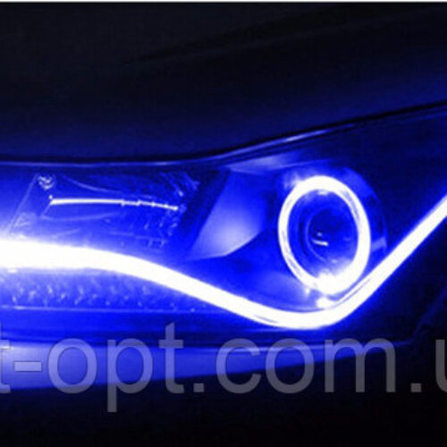 Гнучкий неон в фари “Light guide lamp” / 60см (blue) к-кт 2шт