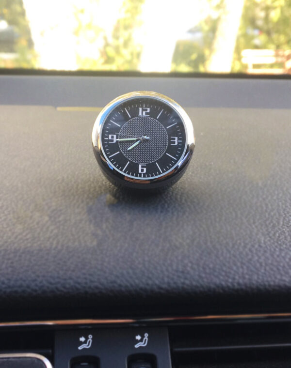 Годинники хром / круглі в автомобіль "Vehicle clock" BMW - Зображення 5
