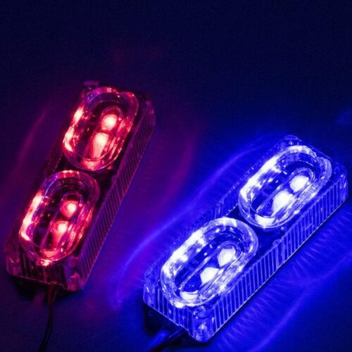 Стробоскопи LED MY-063 – 6LED (Червоно – Синій) / 2шт