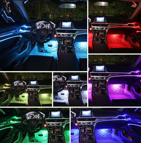 Амбієнт підсвітка салону 18 в 1: Преміум Ambient Light LED для автомобіля - Зображення 2