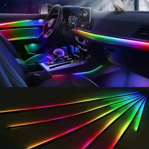 Амбієнт підсвітка салону 18 в 1: Преміум Ambient Light LED для автомобіля - Зображення 4